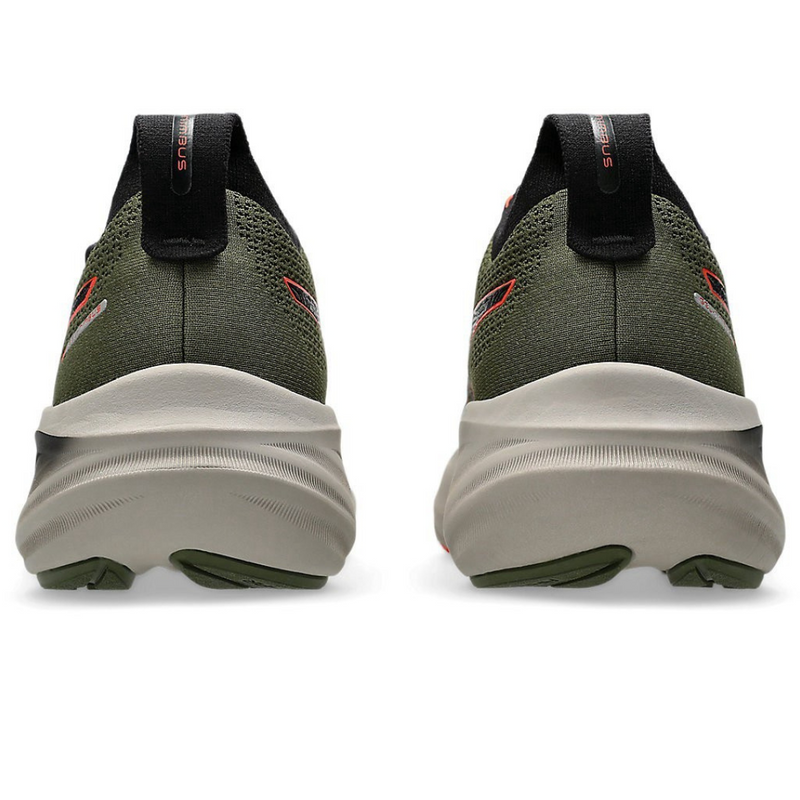 Asics Gel - Nimbus 26 TR - Verde Oliva/Vermelho