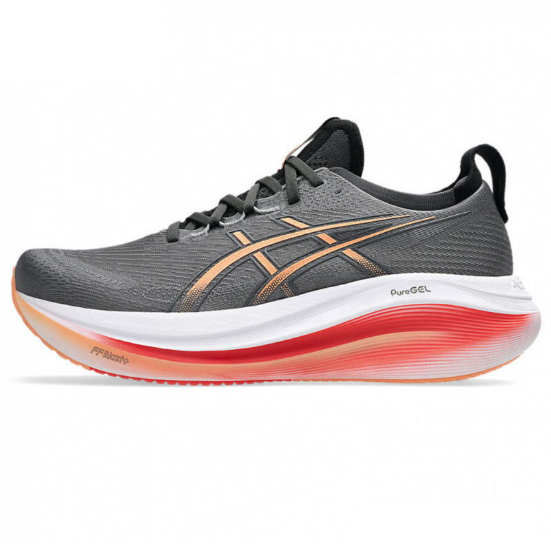 Asics Gel - Nimbus 27 - Cinza/Laranja