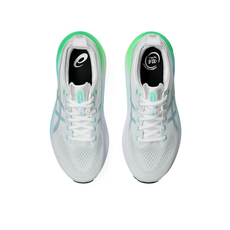 Asics Gel-Kayano 31 Branco com Verde e Azul